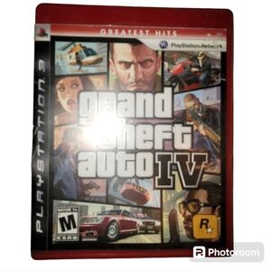 Grand Theft Auto IV (4) Sony Playstation 3 PS3 Game Disc & Case Very Good